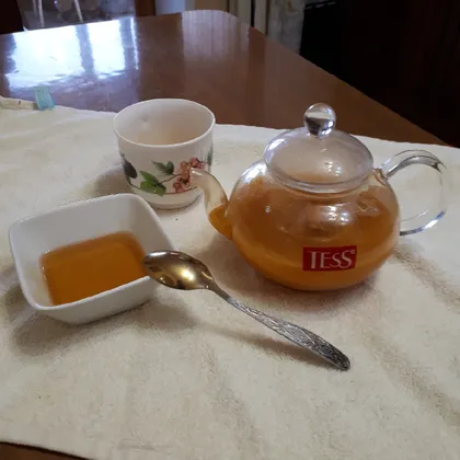 Чай облепиховый с имбирем
