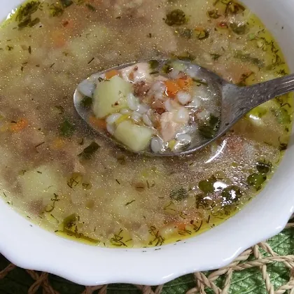Гречневый суп на курином бульоне