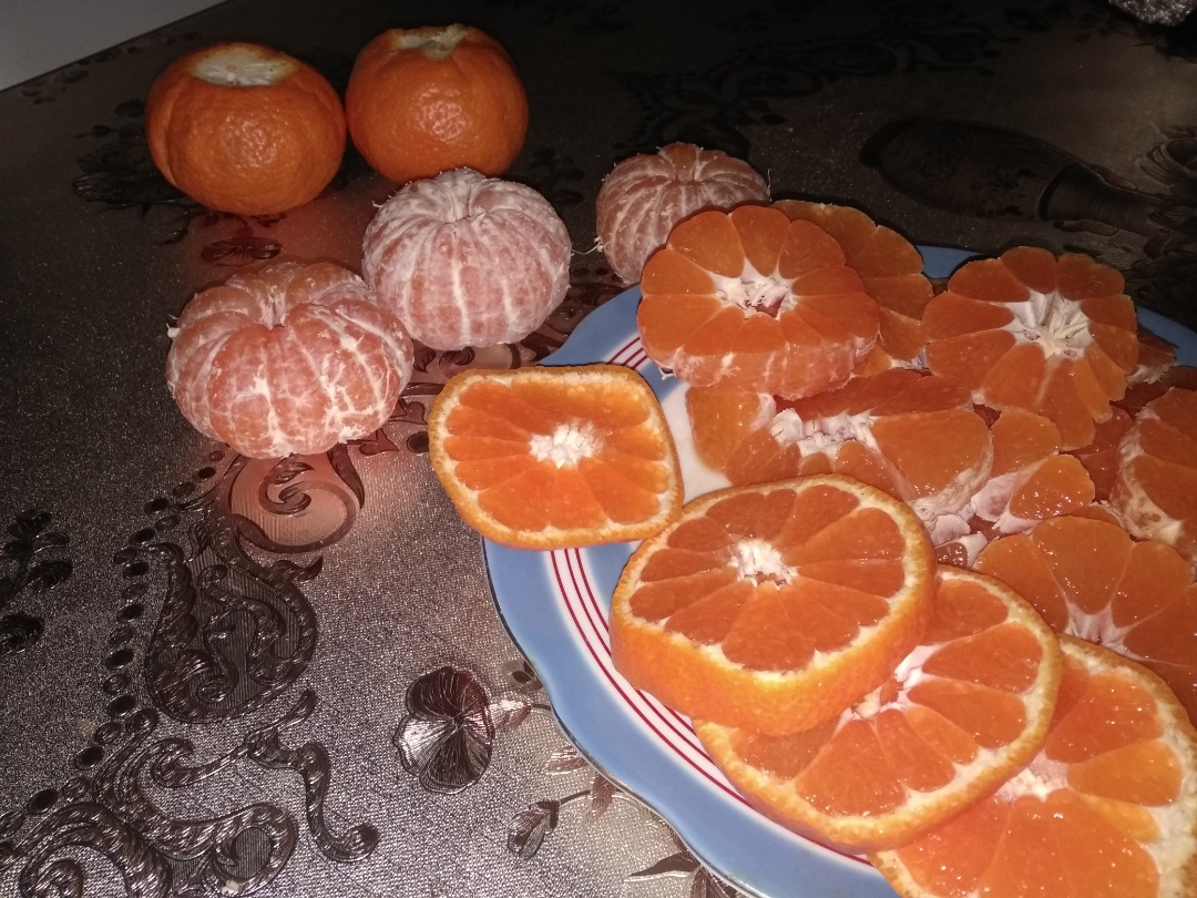 Мандариновый напиток к Новому году