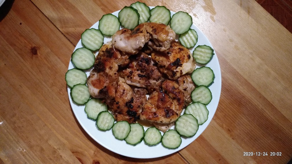 Курочка жареная в пергаменте