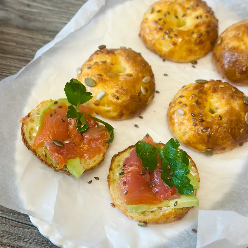 Творожные бейглы