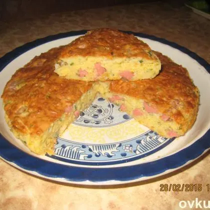Закусочный сырный пирог