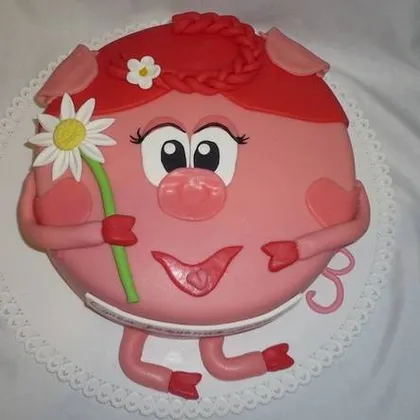 Торт "Нюша"🐖🐖🐖