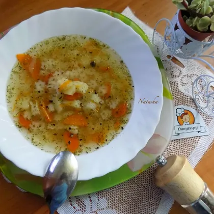 Быстро-суп с макаронными изделиями