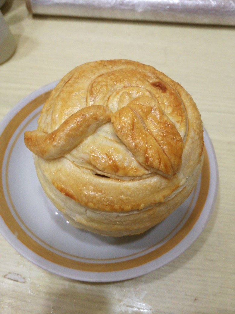 Яблоко в слоеном тесте #спас