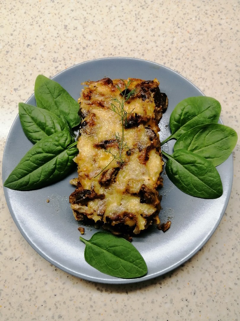 Запеканка овощная под сырной корочкой