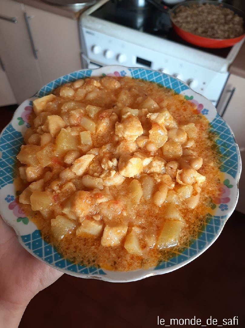 Блюдо из белой фасоли😋