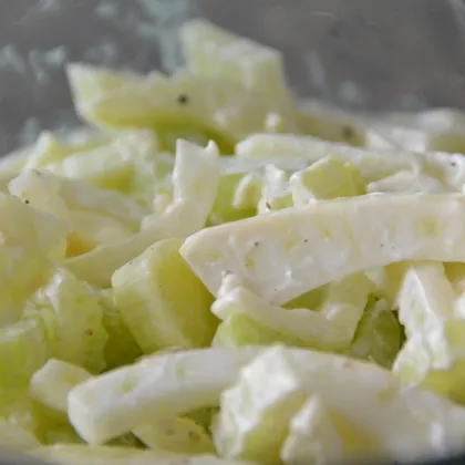 Фенхель и сельдерей - салат с отрицательной калорийностью