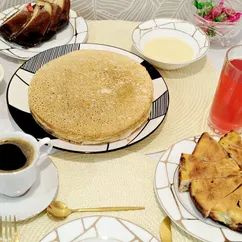 Заварные блины на кипятке с молоком