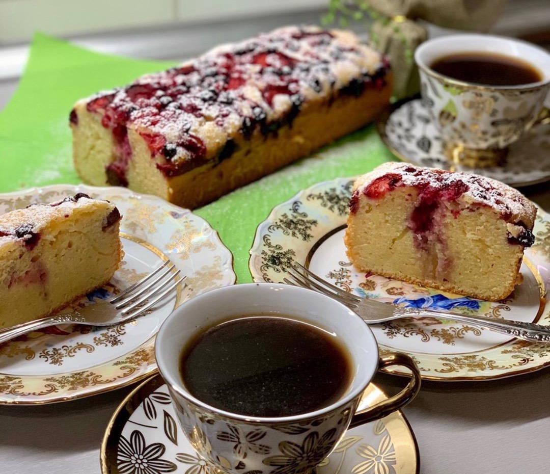 Ягодный кекс