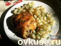 Бедрышки, запеченые под сыром