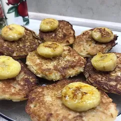 Нежные овсяно-банановые оладьи 🥞