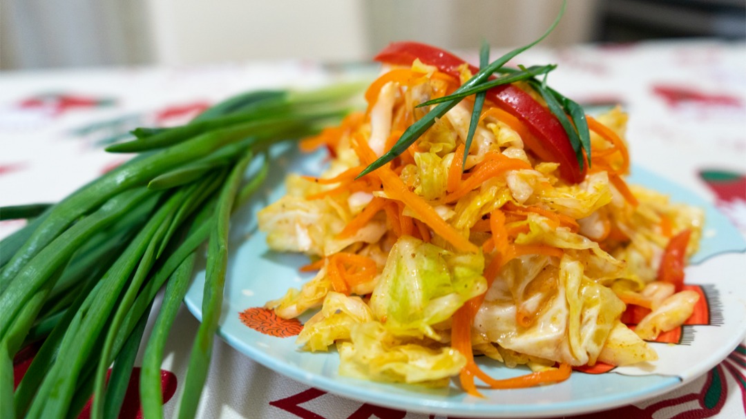 Капустный салат с морковью по-корейски рецепт с фото