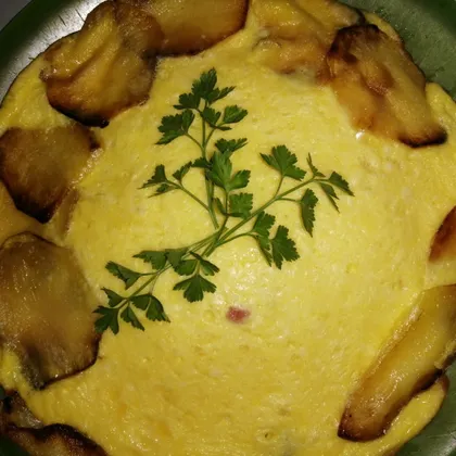 Картофельно-сырный омлет