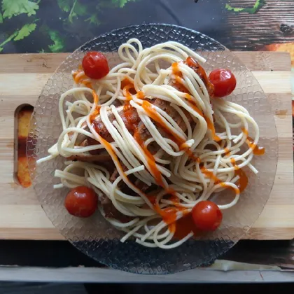 Свиные ребрышки под пастой al dente