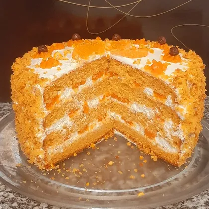 Торт "Оранжевая капля"