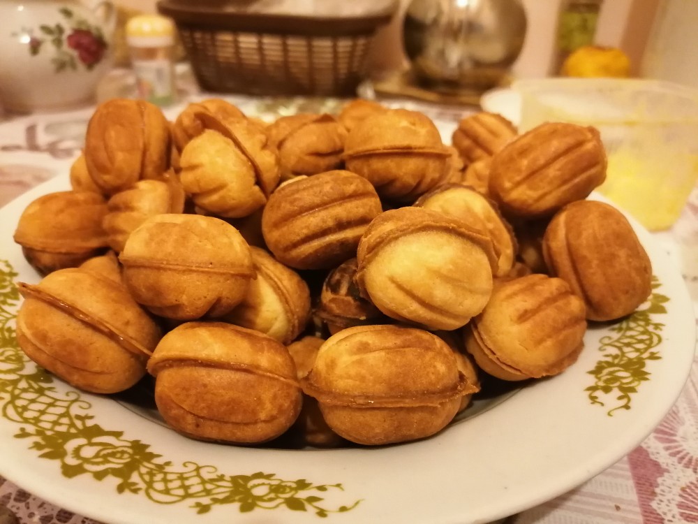 Орешки в советской орешнице на газу — рецепт с фото пошагово