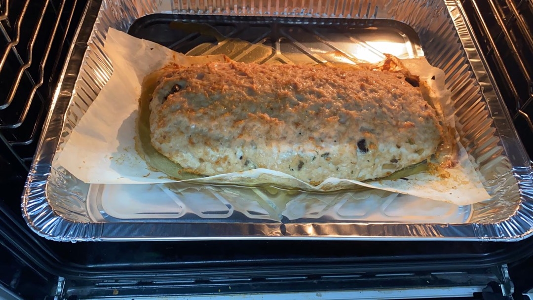 Куриный рулет с грибами