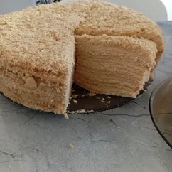 Медовик с заварным кремом