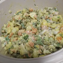 Веганский оливье 