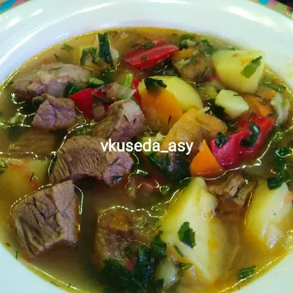 Картофельный суп (тбилисский соус)