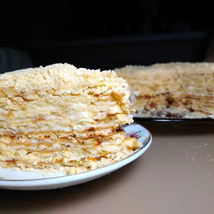 Медовый торт с кремом, замена торту Медовик