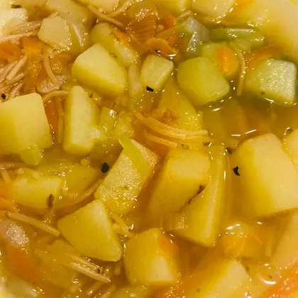 Суп с картошкой и вермишелью