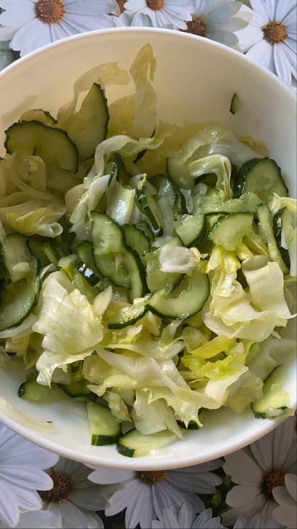 🥒Салат с битыми огурцами