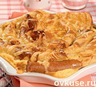 Блинный пирог с грибами