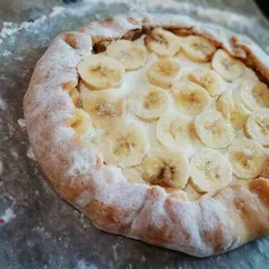 Галета с творогом и бананом 🥧🍌