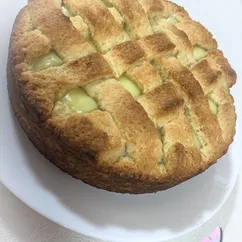 Яблочный пирог с заварным кремом 🥧