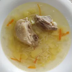 Лёгкий супчик с "паутинкой"🥣