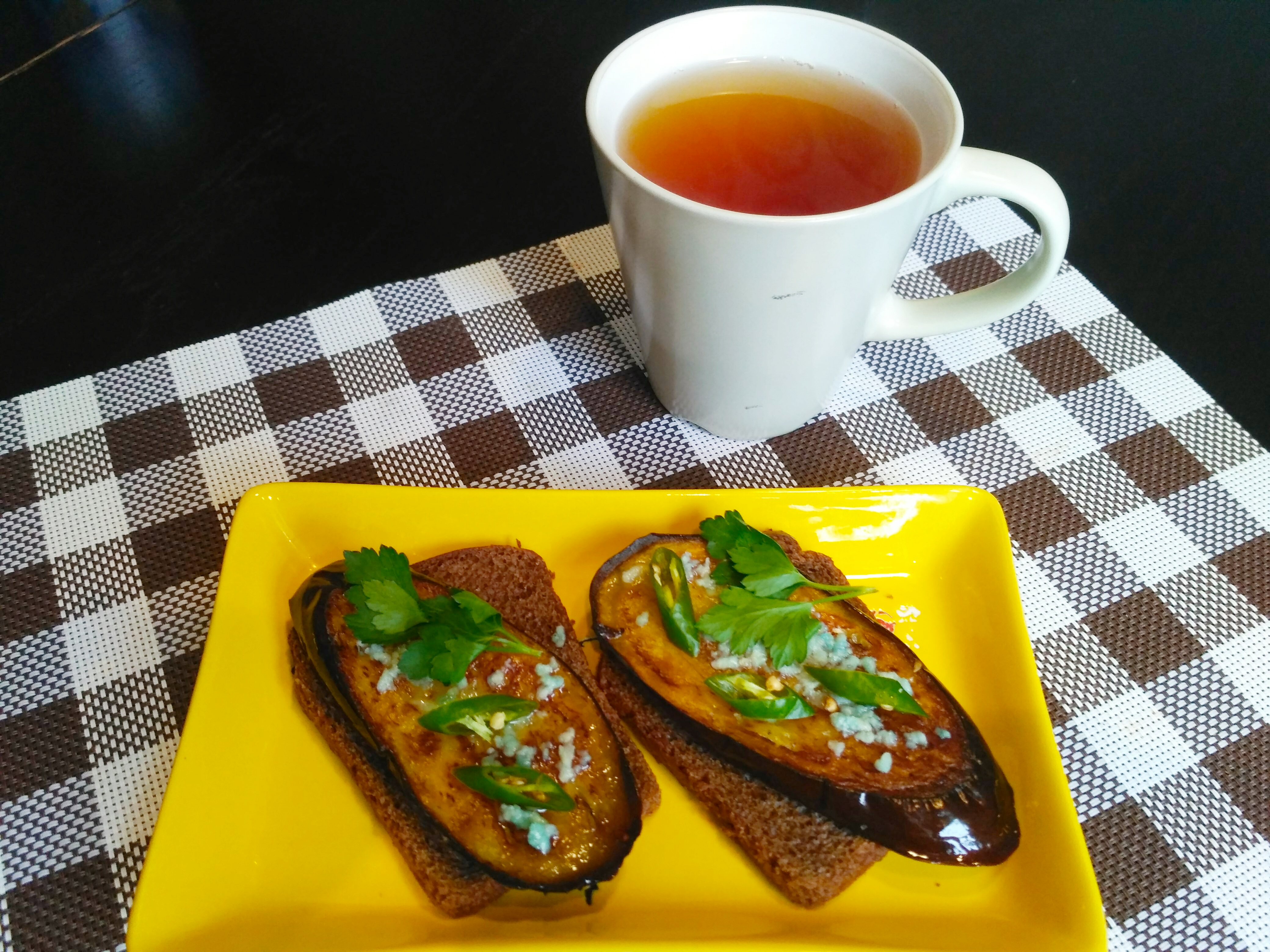 Бутерброды с баклажанами