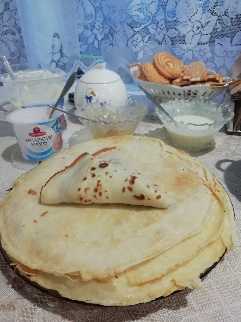 Блинчики тонкие, с хрустящими краями