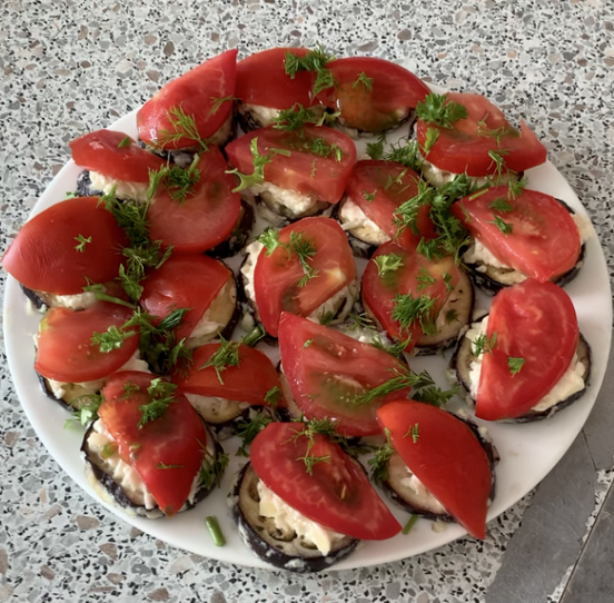 Добрый вечер, сегодня готовим холодную закуску из баклажанов🍆