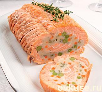 Лососевый рулет