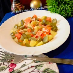 Простой картофельный салат 