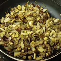Баклажаны с картошкой