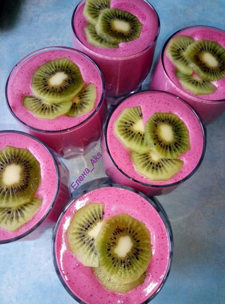 Мусс из чёрной смородины