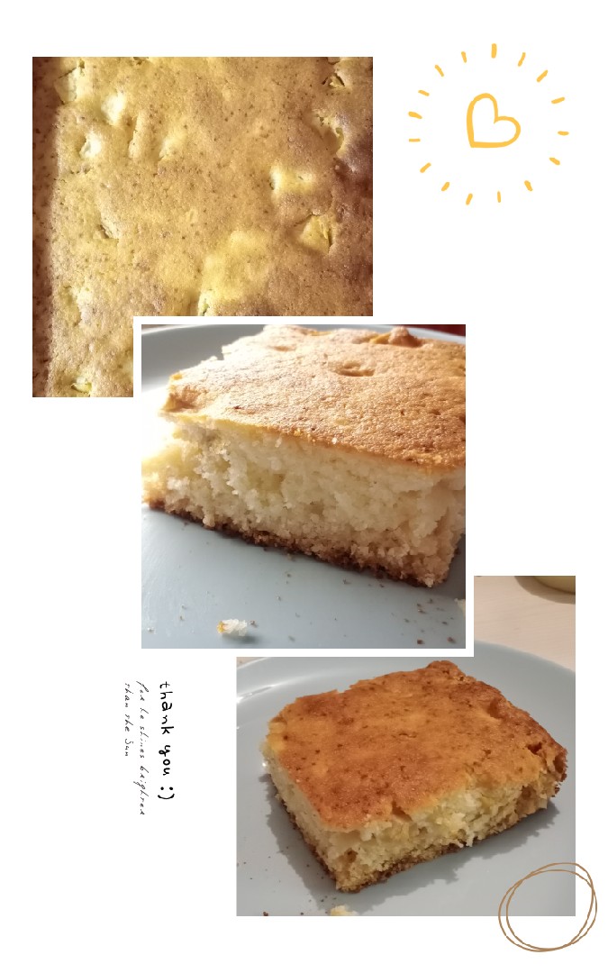 Манник с яблоком
