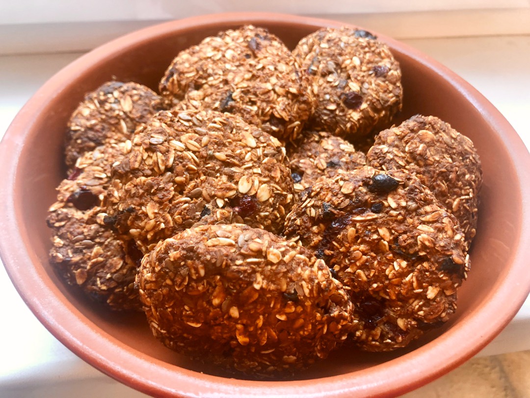 Овсяное печенье с ягодами БЕЗ муки🍪