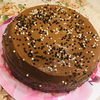 Шоколадный торт на раз-два-три с шоколадным кремом