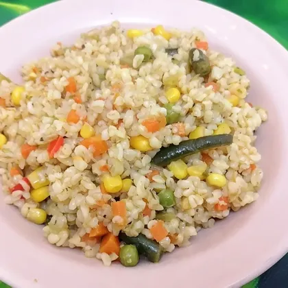 Булгур с овощами
