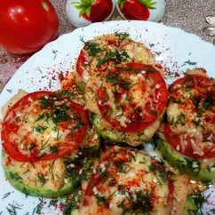 Запеченные кабачки! Вкусноооо!😋Попробуйте обязательно😊😉