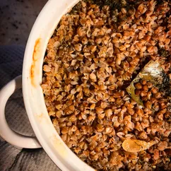Гречка с индейкой в духовке