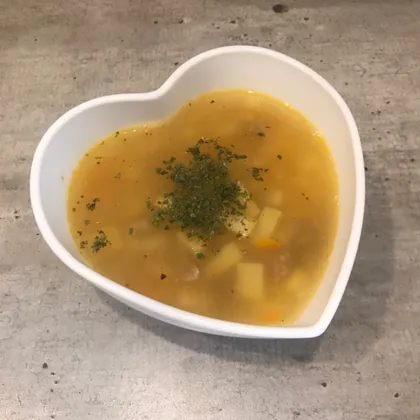 Гороховый суп с рёбрышками