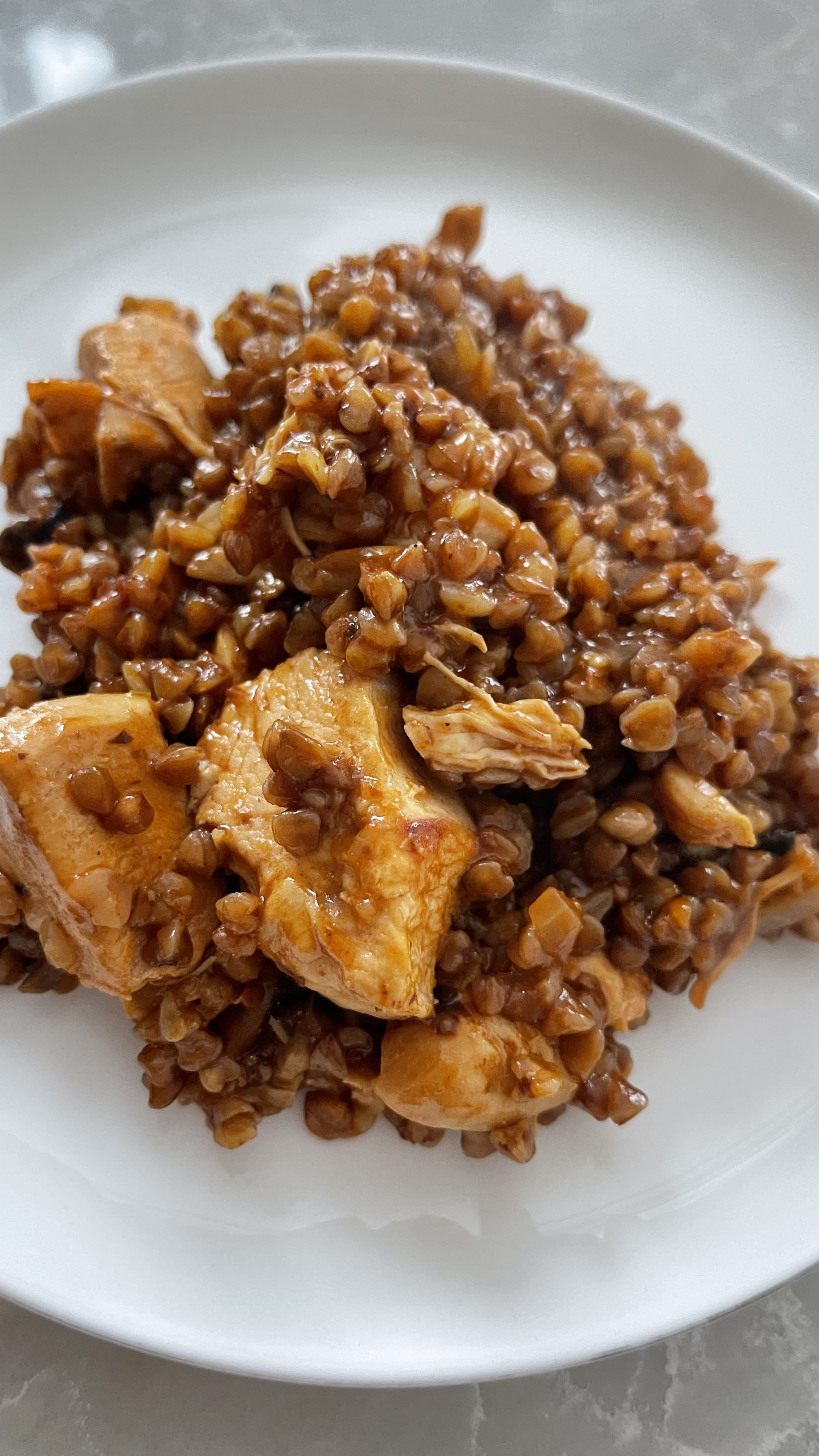 Гречка с курицей 