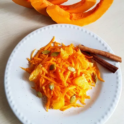 Салат из тыквы и апельсина