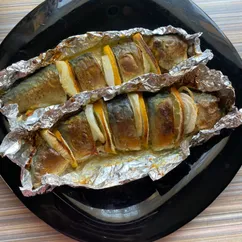 Скумбрия запечённая в духовке🐟