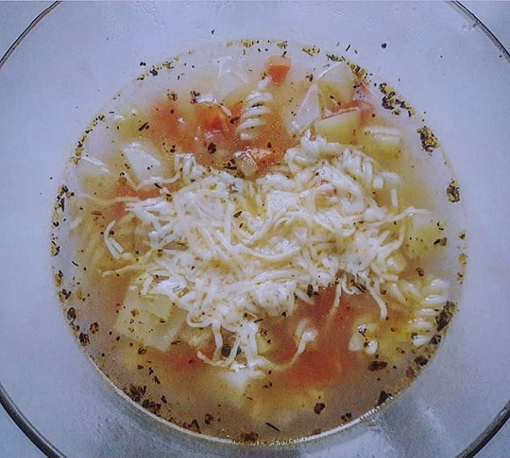 Министроне с макаронами